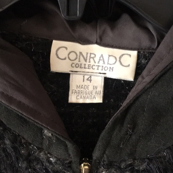 ConradC black full zip jacket size 14 - Picture 5 of 6